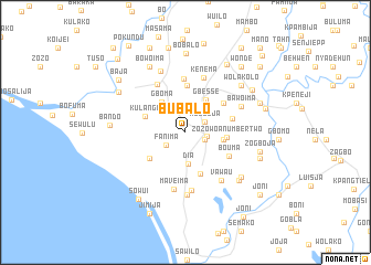 map of Bubalo
