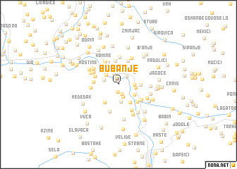 map of Bubanje