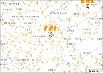 map of Bubanj