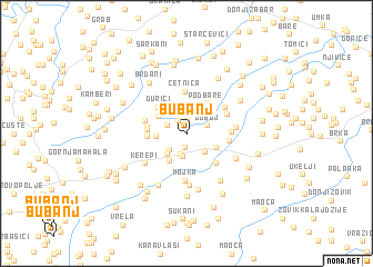 map of Bubanj