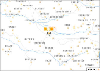 map of Būbān