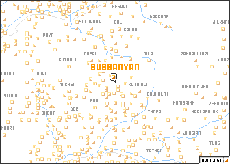 map of Bubbānyān