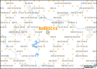 map of Bubbecke