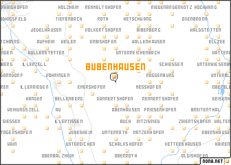 map of Bubenhausen