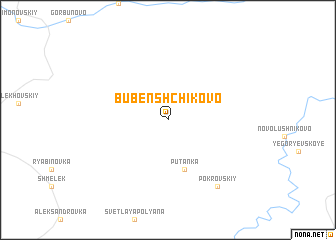 map of Bubenshchikovo