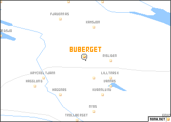 map of Buberget