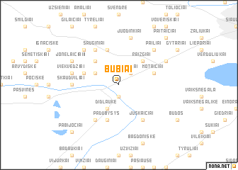 map of Bubiai