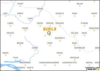 map of Bubila