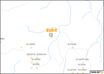 map of Bū Biʼr