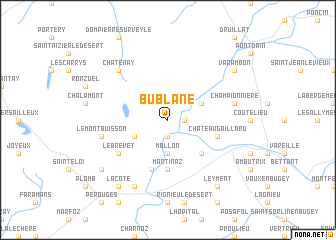 map of Bublane