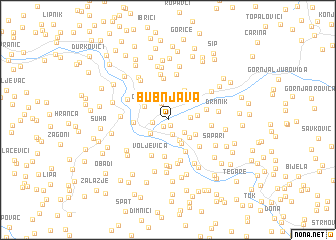 map of Bubnjava