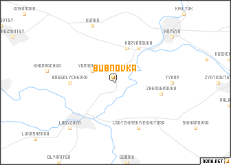 map of Bubnovka