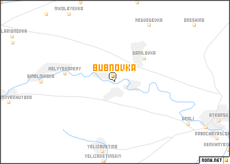 map of Bubnovka