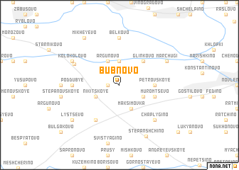 map of Bubnovo