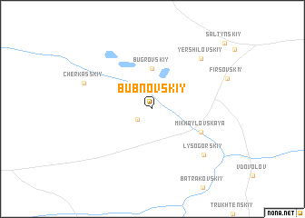 map of Bubnovskiy