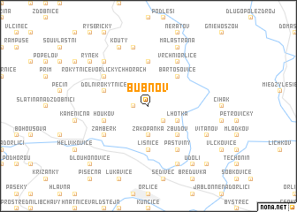 map of Bubnov