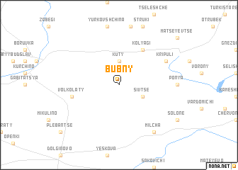 map of Bubny