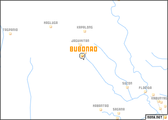 map of Bubonao