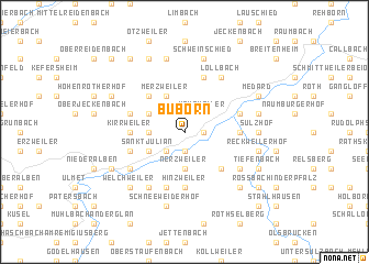 map of Buborn