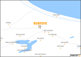 map of Bubrovo