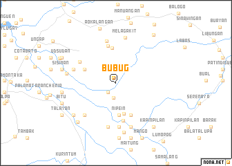 map of Bubug