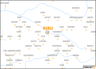 map of Bubui
