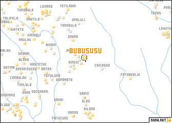 map of Bubususu