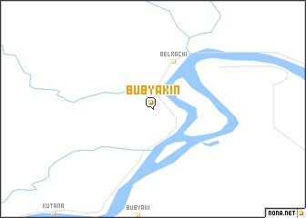 map of Bubyakin