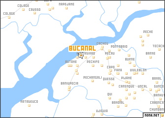 map of Bucãnal