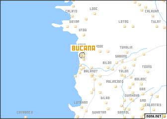 map of Bucana