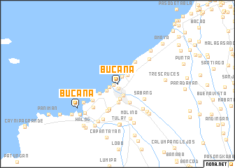 map of Bucana