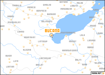 map of Bucana