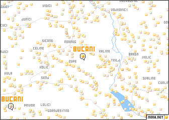 map of Bučani