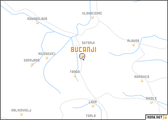 map of Bućanji