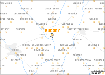 map of Bučany