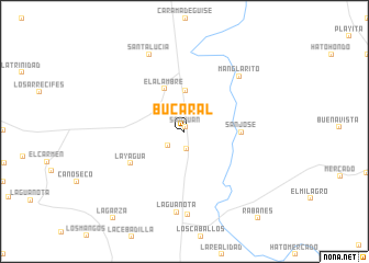 map of Bucaral