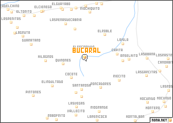 map of Bucaral