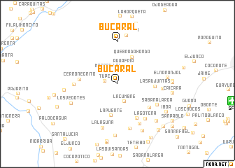 map of Bucaral