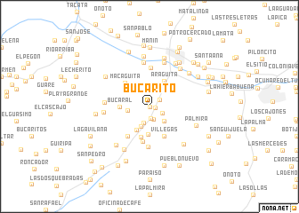 map of Bucarito