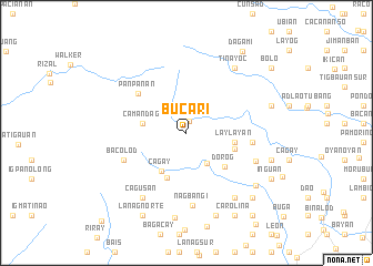 map of Bucari