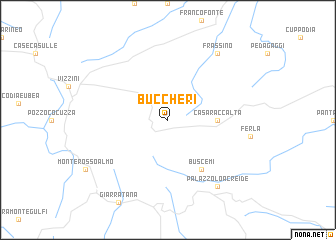 map of Buccheri