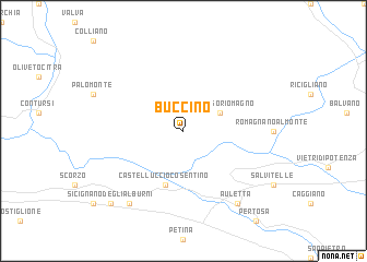 map of Buccino