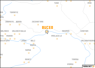 map of Bucea
