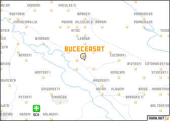map of Bucecea-Sat