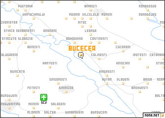 map of Bucecea
