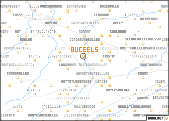 map of Bucéels