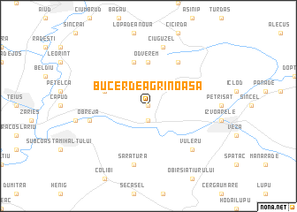 map of Bucerdea-Grînoasă