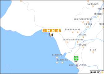 map of Bucerías