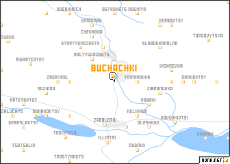 map of Buchachki