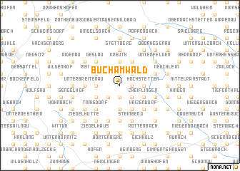 map of Buch am Wald